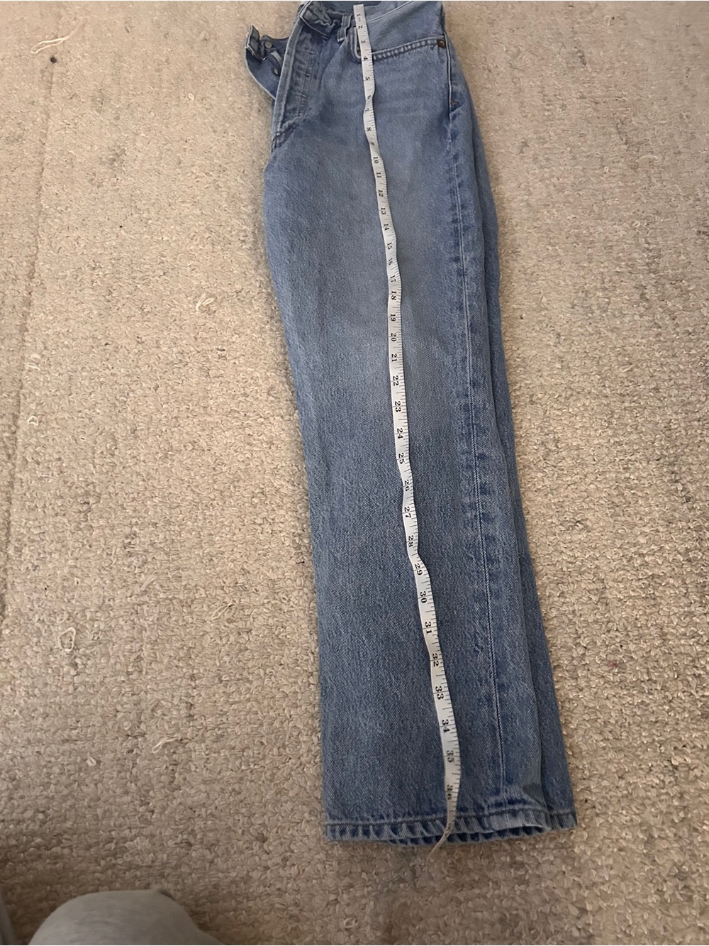 Agolde Riley High Rise Straight Crop Jeans 28 - Picture 3 of 9